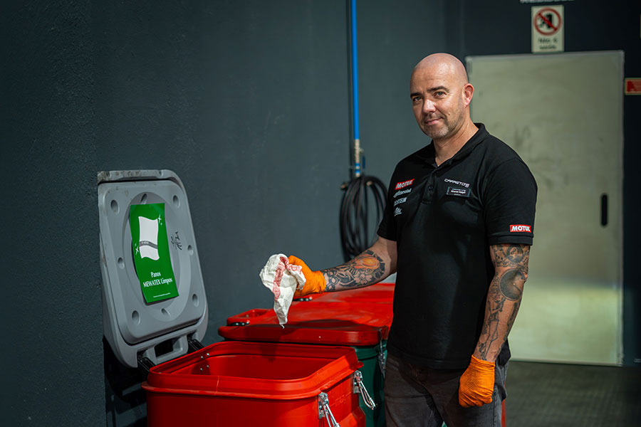 Ricardo Vidigal findet das nachhaltige Kreislaufsystem zeitgemäß (Foto: Mewa)